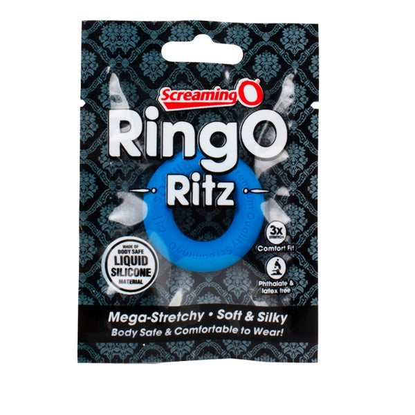 Screaming O RingO Ritz Stretchy Silicone Cock Ring Premium Comfort Design - - Stretchy Cock Rings