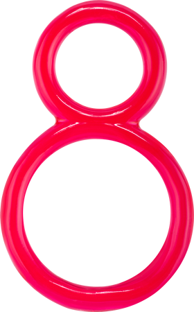 Screaming O Ofinity Elasto Stretchy Silicone Mens Cock Ring with Dual Ring - Stretchy Cock Rings