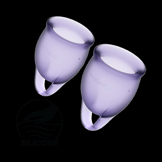 Feel Confident Silicone Menstrual Cup by Satisfyer - Menstrual Cups