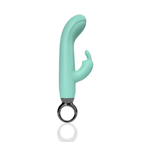 Prim0 10 Functions Rechargeable Silicone Rabbit Vibrator with Dual Stimulation - Rabbit Vibrators