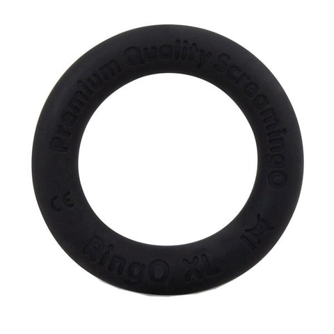 Screaming O RingO Ritz XL Stretchy Mens Cock Ring Black Enhanced Comfort - Stretchy Cock Rings