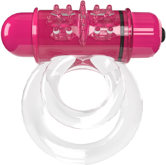 Screaming O Double O 6 4B Low Pitch Bass Vibrating Cock Ring Strawberry - - Vibrating Cock Rings