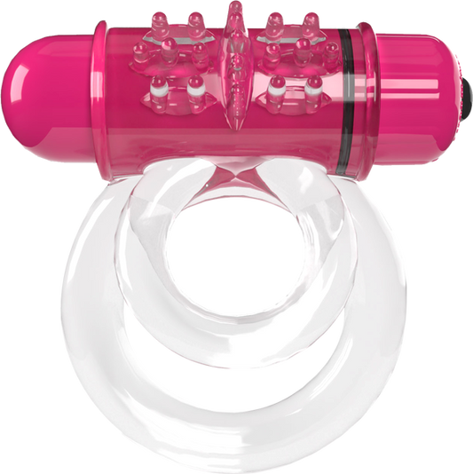 Screaming O Double O 6 4T High Pitch Treble Vibrating Dick Ring Strawberry - - Vibrating Cock Rings