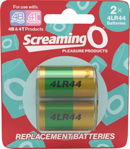 Screaming O 4LR44 Replacement Battery Extended Power for Bullet Vibrators - - Vibrator Accessories