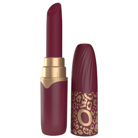 Screaming O Premium 10 Function Lipstick Vibrator Merlot Discreet Travel - Clit Ticklers and Pulsators