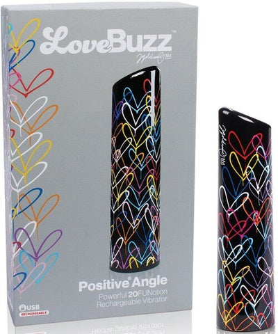 Charged LoveBuzz Positive Angle 10 Function Bullet Vibrator - Bullet Vibrators