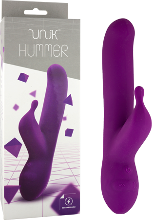 Seven Creations Unik Hummer USB Rechargeable Rabbit Vibrator Lavender - - Rabbit Vibrators