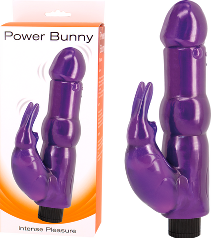 Seven Creations Power Bunny Multi Speed Rabbit Vibrator Lavender Dual Stimulation - Rabbit Vibrators