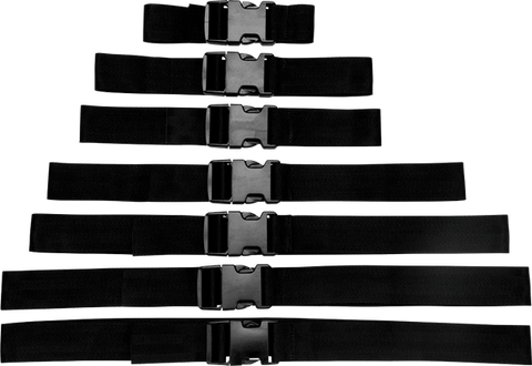 Master Series Subdued Full Body Bondage Strap Set - Cuffs And Restraints