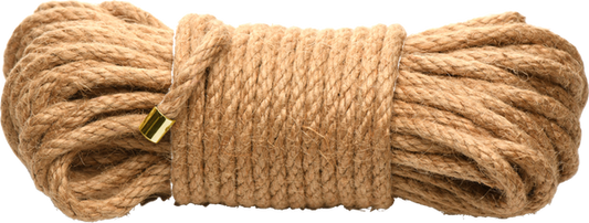 Master Series Tied Up Ultra Premium Braided Jute Bondage Rope 50 Feet - - Cuffs And Restraints