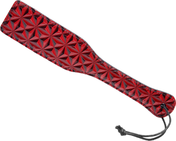 XR Brands Master Series Crimson Tied Steel Enforced Bondage Spanking Paddle - - Paddles And Slappers