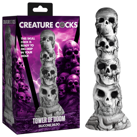 Creature Cocks Tower of Doom Silicone Dildo - Realistic Dildos