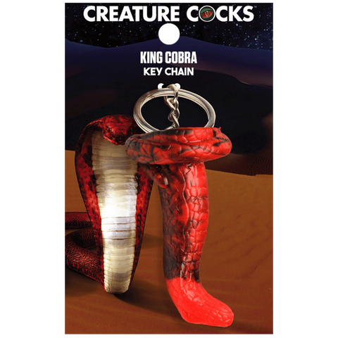 Creature Cocks King Cobra Mini Fantasy Dildo Key Chain - Party Gifts and Novelties