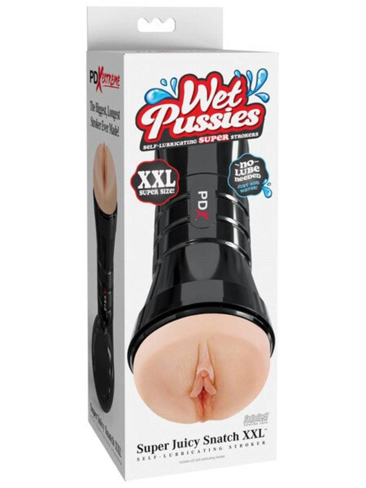 Pipedream Products PDX Extreme Wet Pussies Super Juicy Snatch XXL Mens Stroker - - Masturbators and Strokers