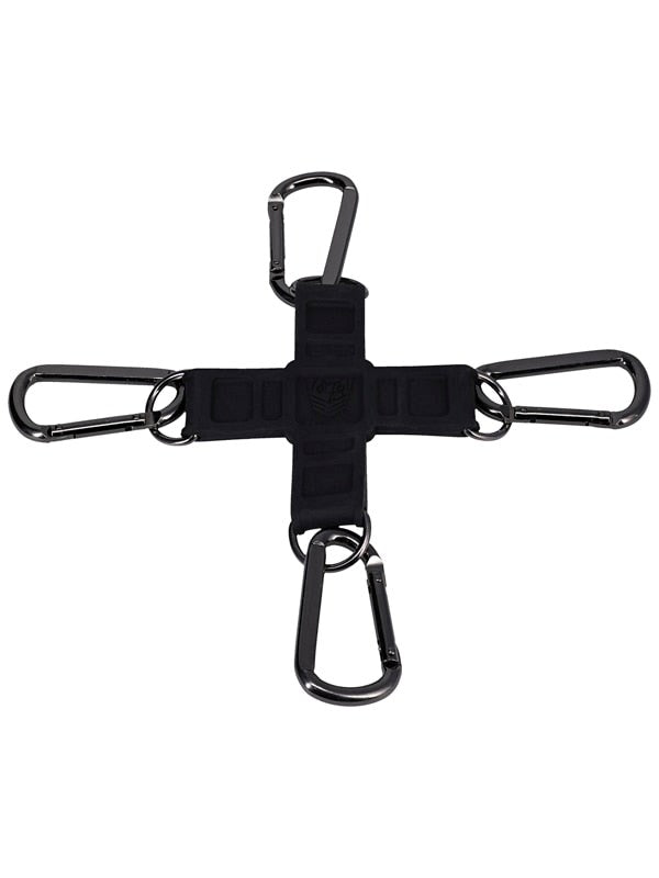 Doc Johnson Fort Troff Tactical BDSM Hogtie Black Steel D Ring Restraint - Cuffs And Restraints