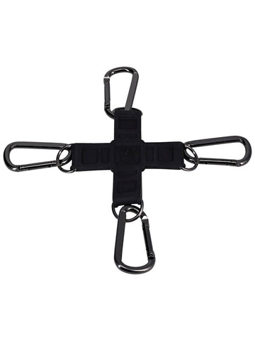 Doc Johnson Fort Troff Tactical BDSM Hogtie Black Steel D Ring Restraint - Cuffs And Restraints