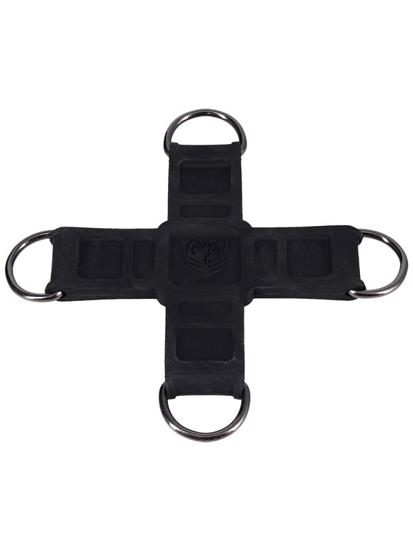 Doc Johnson Fort Troff Tactical BDSM Hogtie Black Steel D Ring Restraint - Cuffs And Restraints