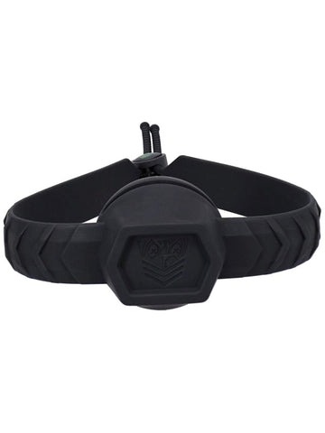 Doc Johnson Fort Troff Max Comfort BDSM Play Mouth Gag Black Ergonomic Design - Bondage Gags and Bits