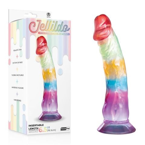 NANMA Corporation Excellent Power Jellido Multi Coloured 16.5 cm Suction Cup - Realistic Dildos