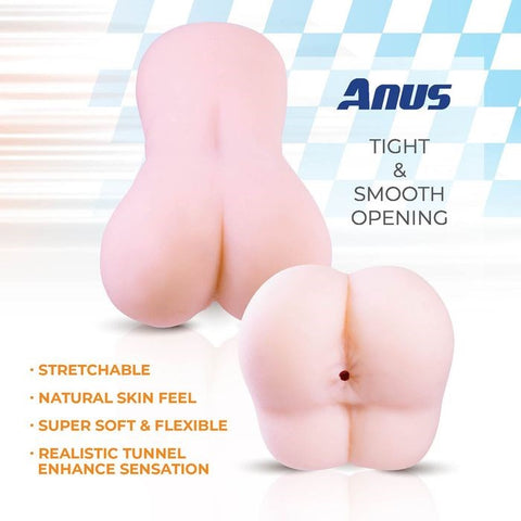 NANMA Corporation Excellent Power Bulky Sip Mini Doggy Style Male Stroker Flesh - Realistic Butts And Vaginas