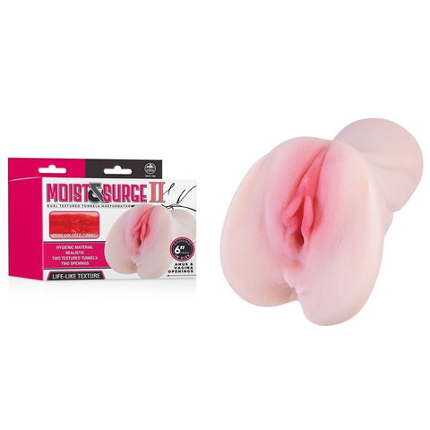 NANMA Corporation Excellent Power Moist and Surge II Dual Layer Realistic Vagina Stroker - Realistic Butts And Vaginas