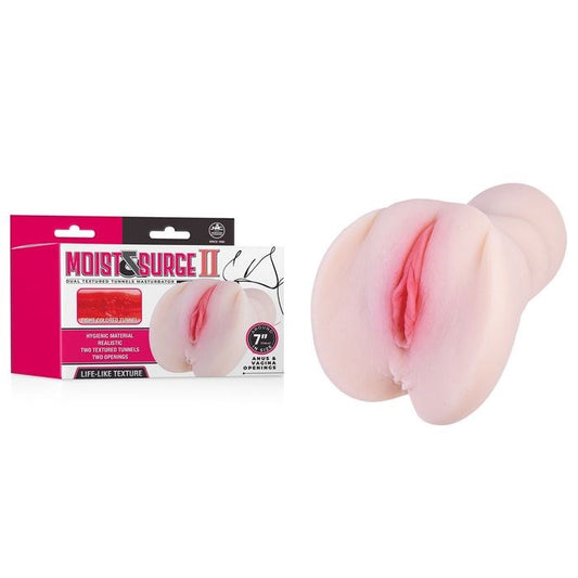 NANMA Corporation Excellent Power Moist and Surge II Realistic Dual Layer Masturbator - - Realistic Butts And Vaginas