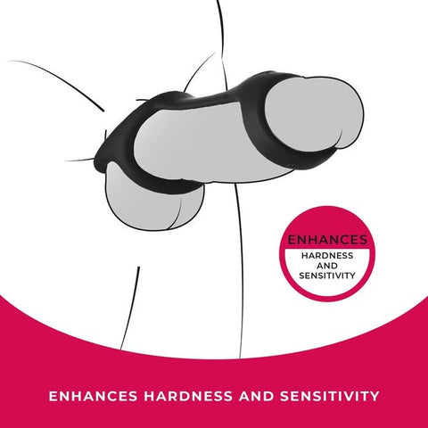 NANMA Corporation Excellent Power Strap The Balls Silicone Cock Strap Ball Stretcher - Ball and Cock Toys