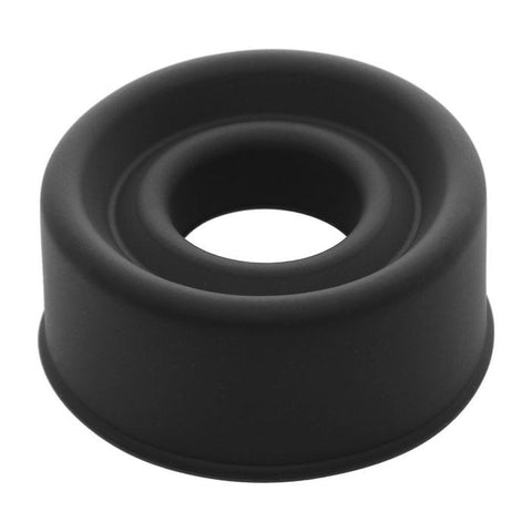 Shots Toys LuvPump ComFit Silicone Universal Penis Pump Sleeve Black Comfort - Penis Sleeves and Extenders
