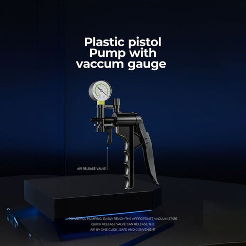 Shots Toys LuvPump ProXtra Professional Penis Pump with Pressure Gauge Clear - Penis Pumps And Stretchers