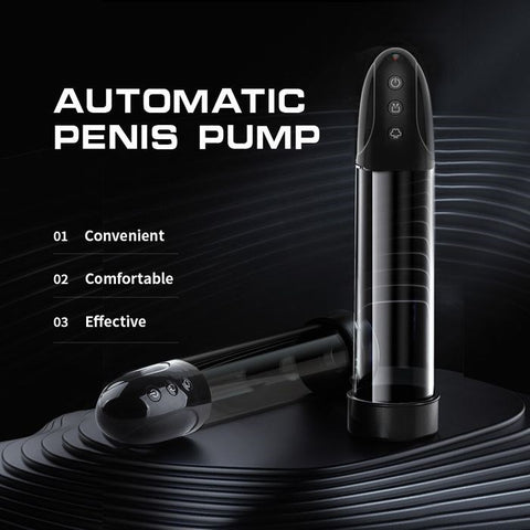 Shots Toys LuvPump USB Rechargeable Automatic Penis Pump Clear Automated - Penis Pumps And Stretchers