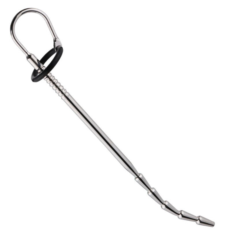 BDStyle Mens Long Penis Plug with Glans Ring - - Penis Plugs