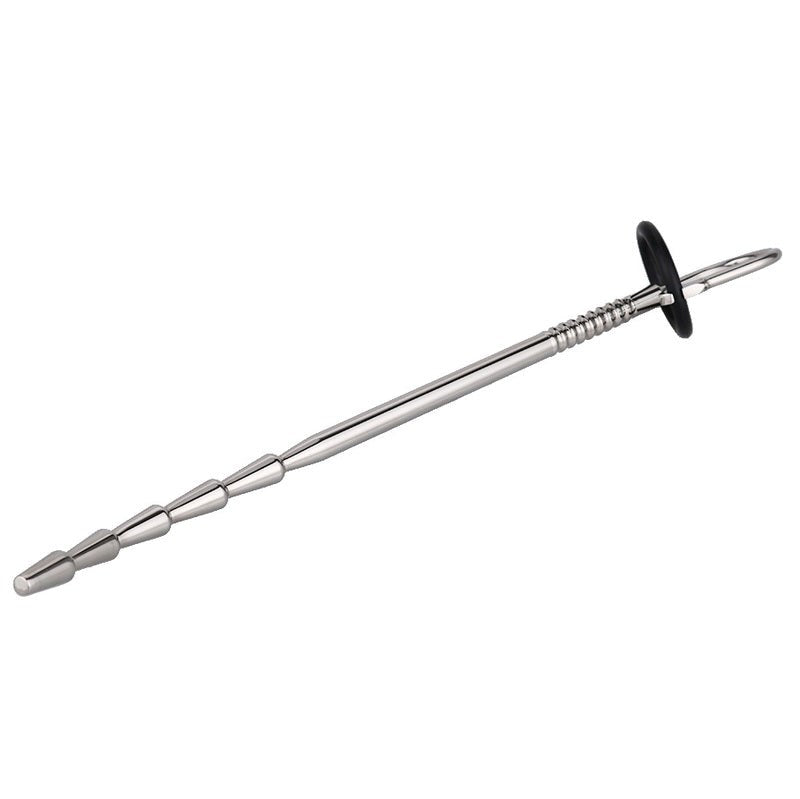 BDStyle Mens Long Penis Plug with Glans Ring - - Penis Plugs