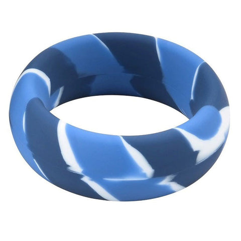 BDStyle Mixed Color Mens Stretchy Silicone Penis Ring Set Multi Ring Variety - Stretchy Cock Rings