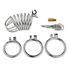 BDStyle Male Chastity Bird Cock Cage With Hide Lock - - Male Chastity