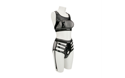 Lovetoy Rebellion Reign Iconic Strap On Harness Set with Vibe Pocket - Strap On Sextoys