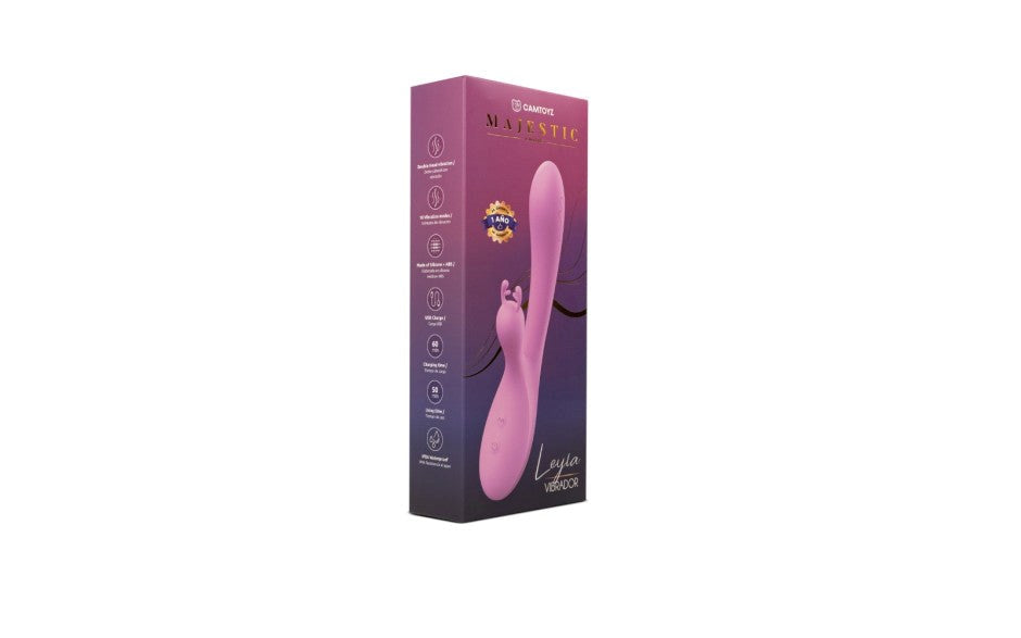 RAW Raw Leyla Pro USB Rechargeable Multi Function Rabbit Vibrator Dual Motor - - Rabbit Vibrators