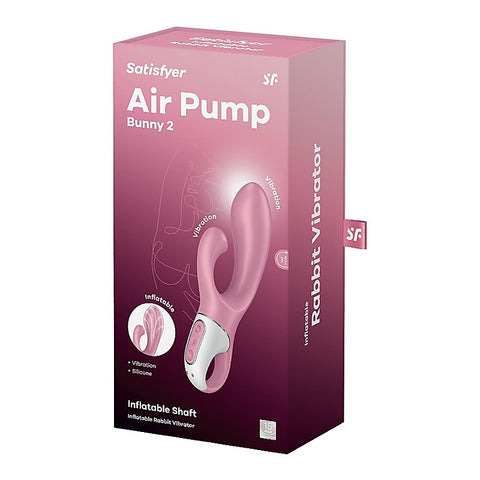 Air Pump Bunny 2 G Spot Rabbit Vibrator by Satisfyer - Rabbit Vibrators