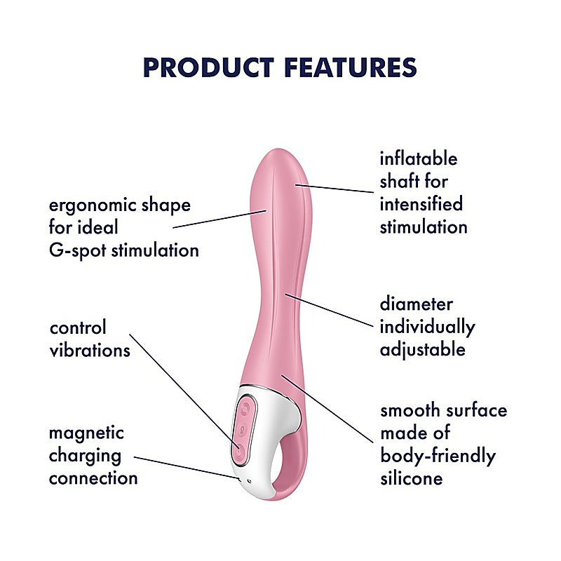 Air Pump 12 Functions G Spot Vibrator 2 By Satisfyer - G-Spot Vibrators
