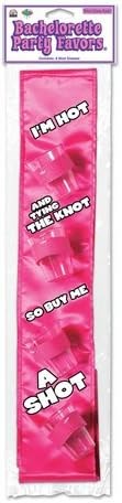 Pipedream Products Pipedream Bachelorette Party Shot Glass Night Party Sash and Hands Free Drink Holder - Party Gifts and Novelties