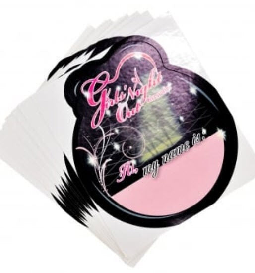 Pipedream Bride To Be Hen Night Name Tags 12 Pack Party Fun with Self Adhesive - - Party Gifts and Novelties