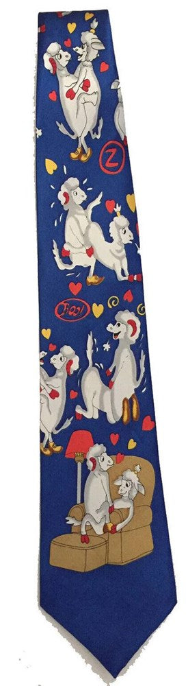 Hua Novelties Fck F*cking Sheep Sex Position Novelty Tie Bold Conversation Starter - - Party Gifts and Novelties