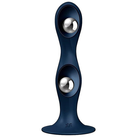 Satisfyer Double Ball-R Silicone Dildo by Xgen Products - Anal Dildos