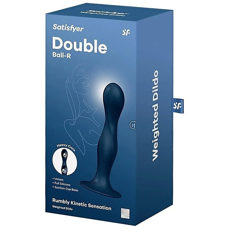 Satisfyer Double Ball-R Silicone Dildo by Xgen Products - Anal Dildos