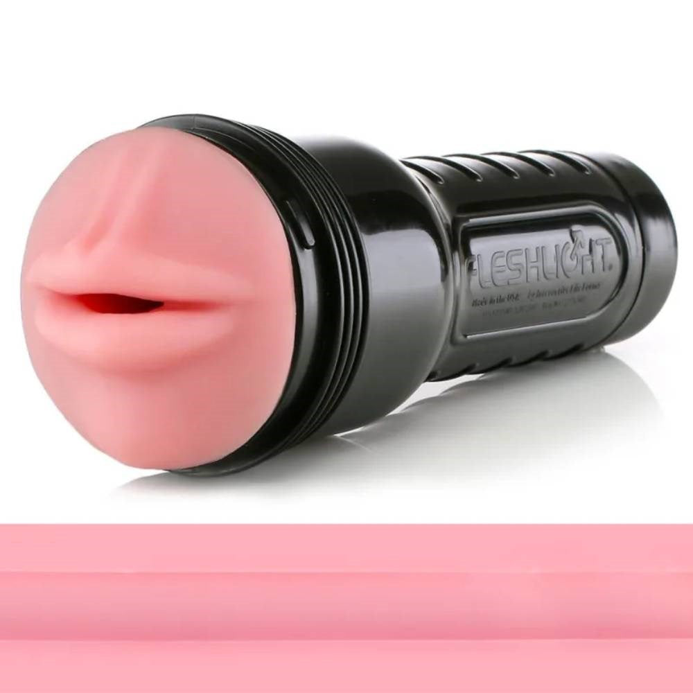 Fleshjack Pink Mouth Original Blowjob Male Stroker - - Fleshlight Male Masturbators