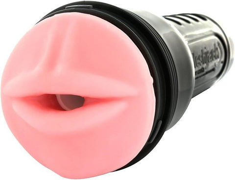 Fleshjack Pink Mouth Original Blowjob Male Stroker with Smooth Canal Texture - Fleshlight Male Masturbators