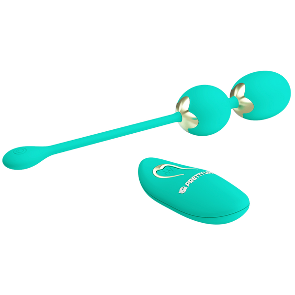 Pretty Love Rechargeable Wilie Dream Chaser Vibrating Love Eggs - - Love Eggs and Kegel Exercisers