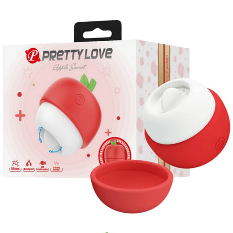 Baile Pretty Love Rechargeable Apple Secret Clitoral Massager Vibrator - Clit Ticklers and Pulsators