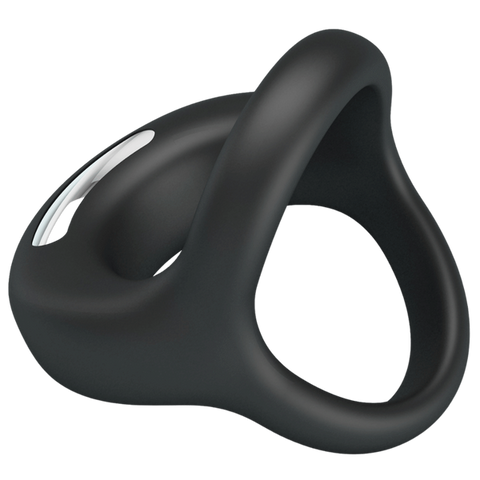 Baile Pretty Love Elliott 10 Function Vibrant Penis Ring Black Cock Ring - Vibrating Cock Rings
