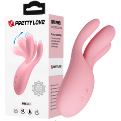 Pretty Love Diego Rechargeable 10 Function G Spot Vibrator Pink - - G-Spot Vibrators