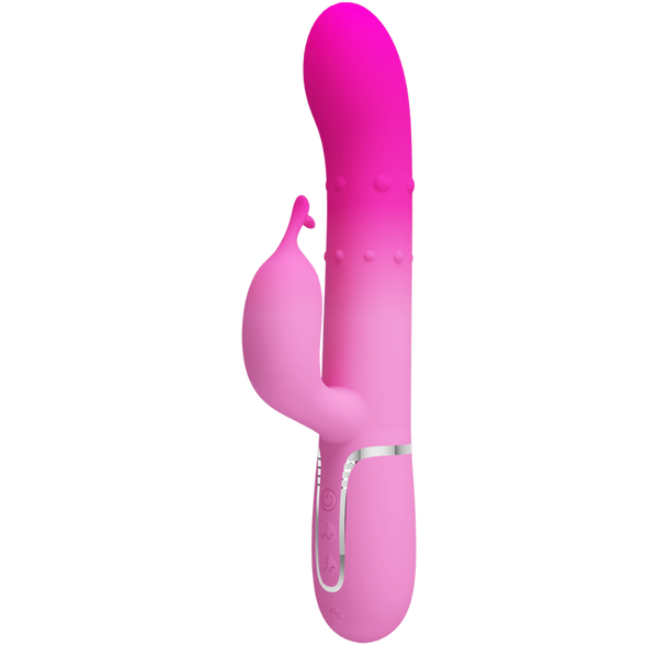 Pretty Love Shima Rechargeable 7 Function Rabbit Vibrator Pink - - Rabbit Vibrators